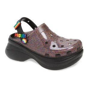 Crocs Classic Glitter Bae Platform Clog